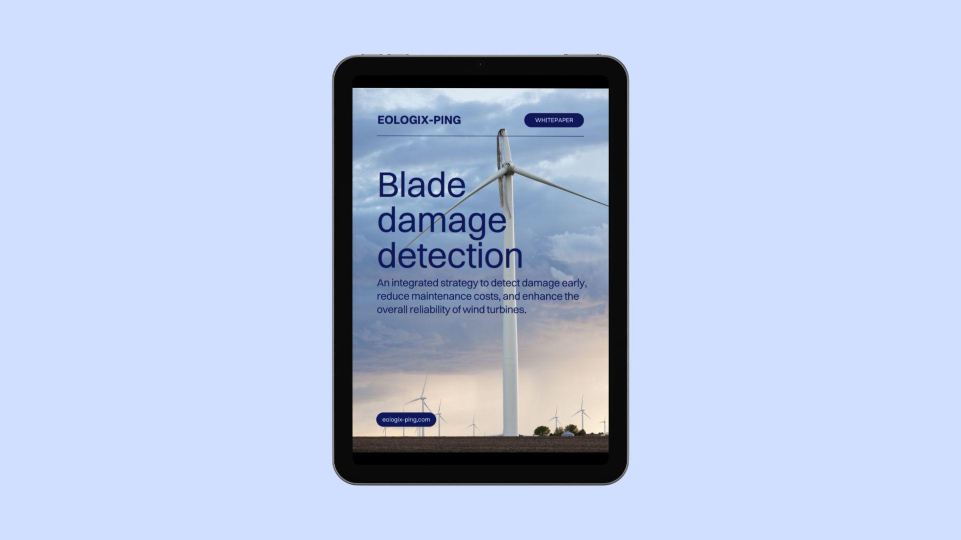 Title of the whitepaper blade damage detection.