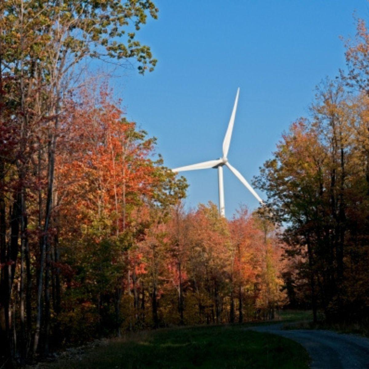 Picture of Deriva Energy wind turbine.
