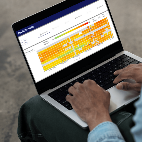 Continuous blade monitoring and drone insepction