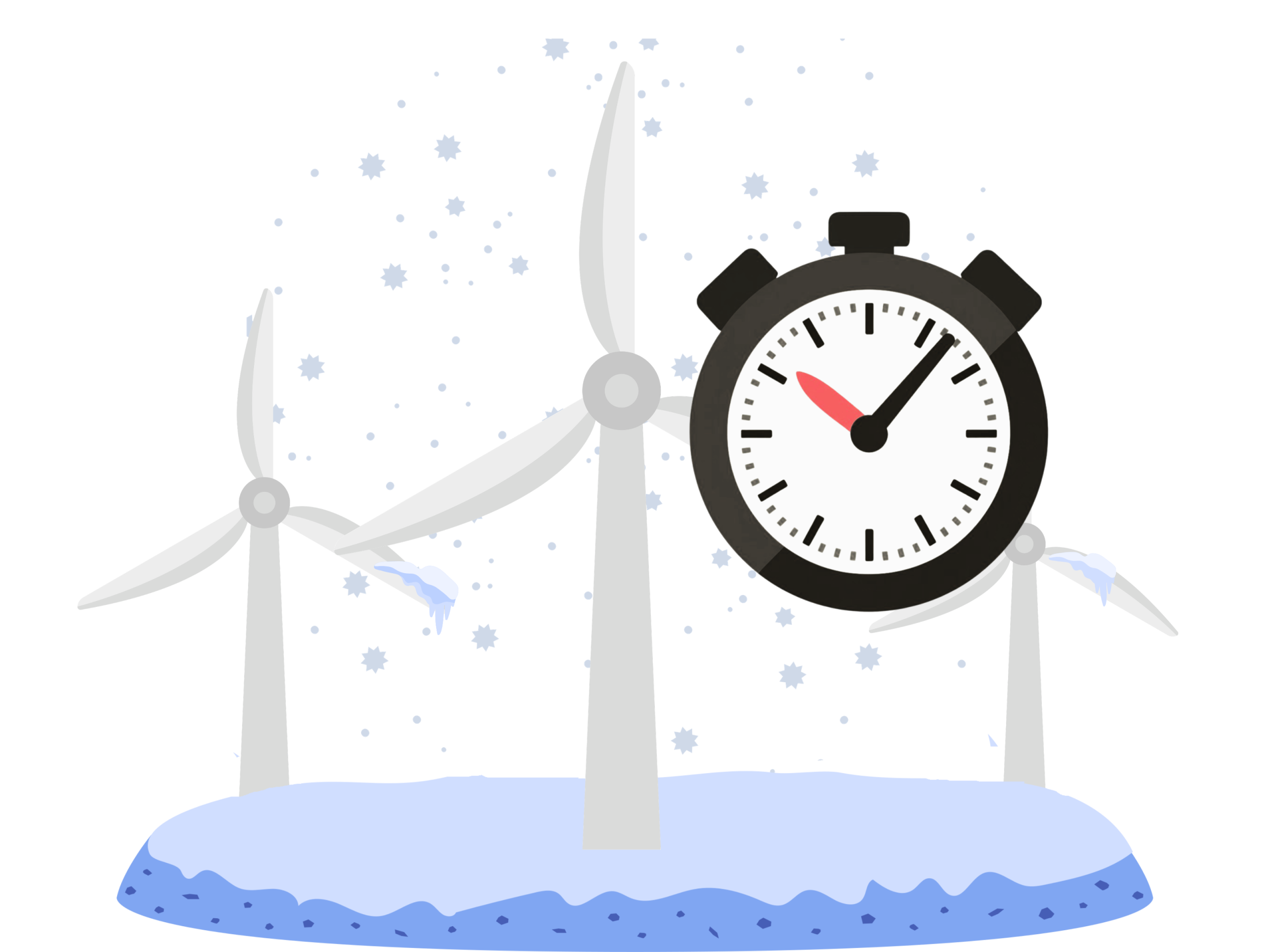Turbines with timer