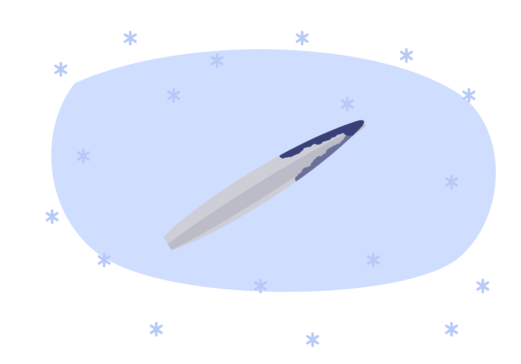 A thin layer of ice on the outer end of a monitored rotor blade