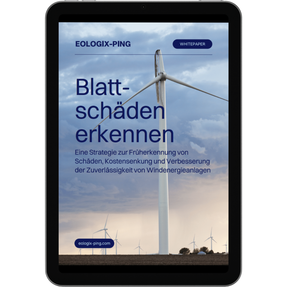 Whitepaper Blattschadenserkennung für Windenergieanlagen.