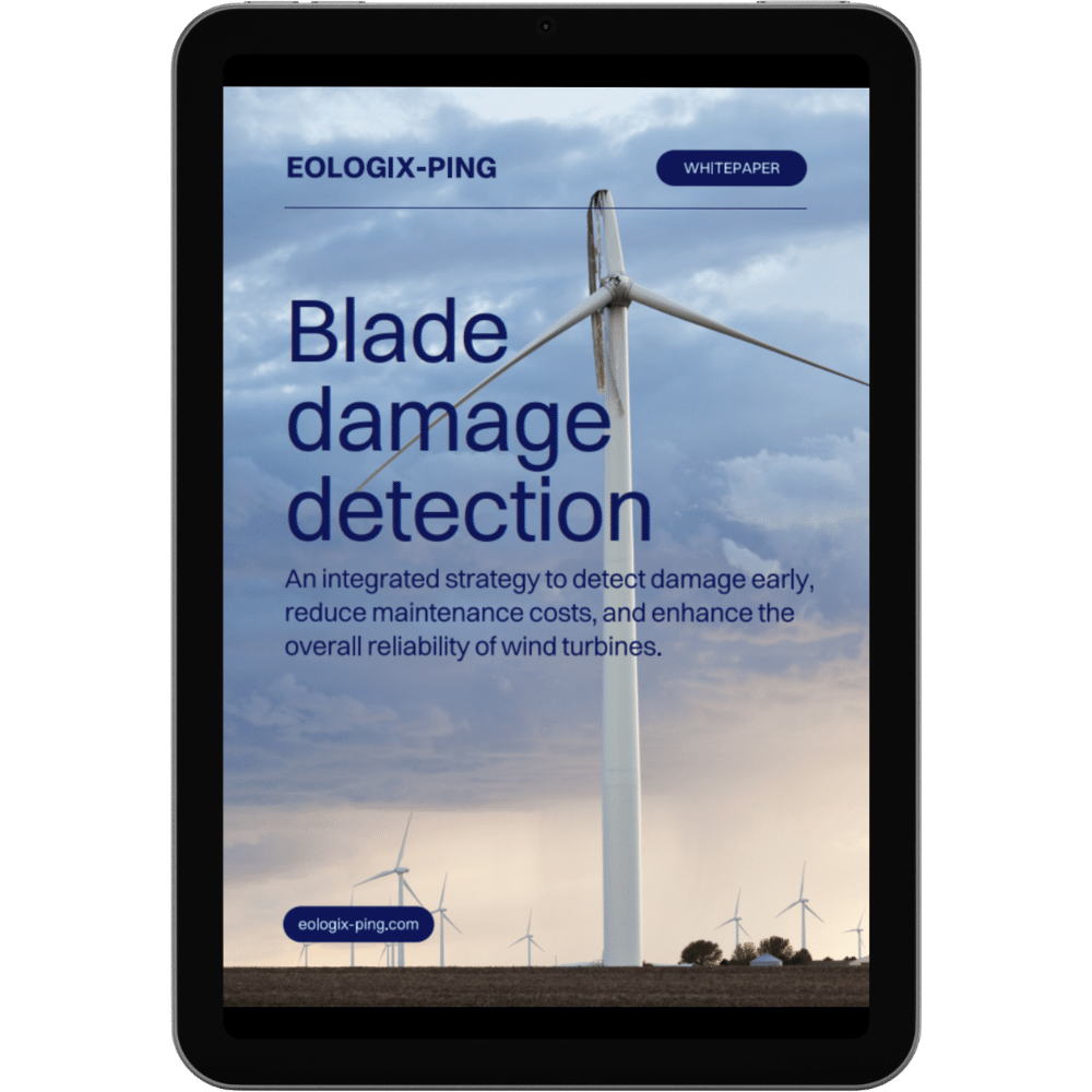 Whitepaper Blade damage detection for wind turbines.